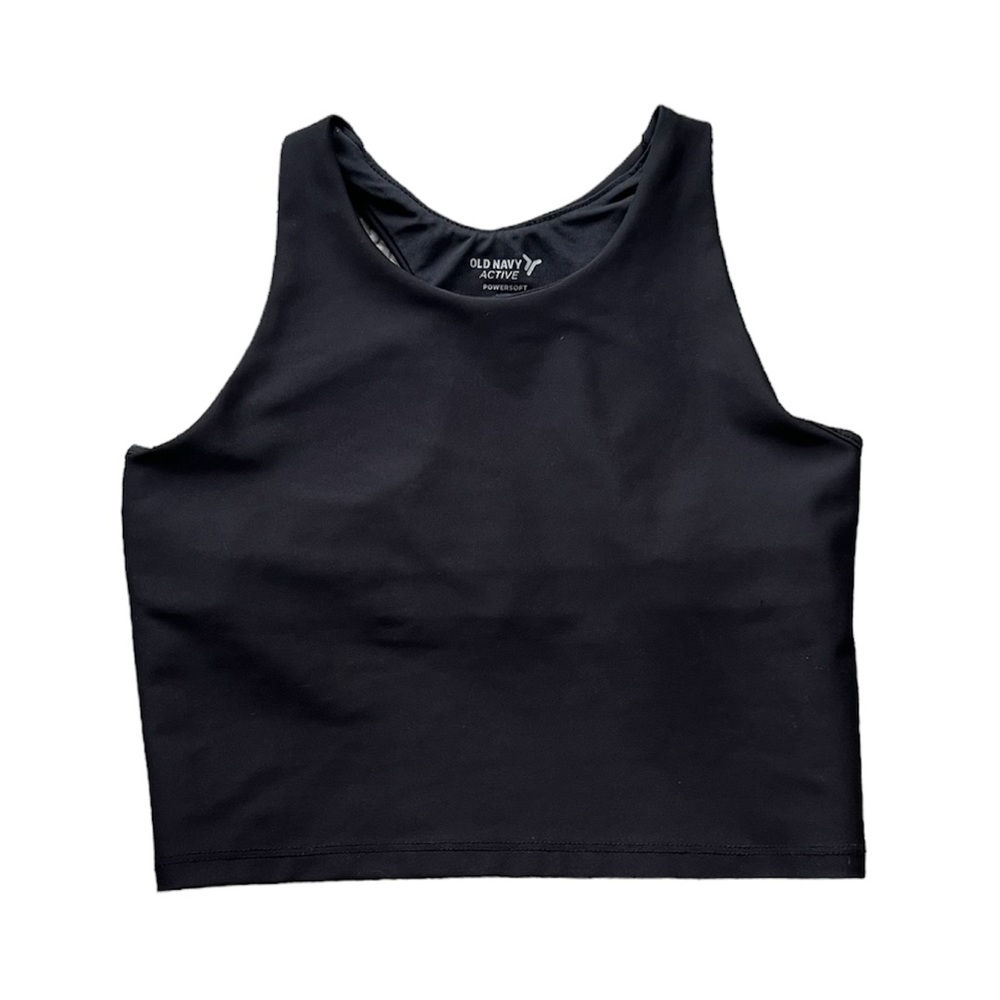 Old Navy Powersoft Black Top Kids M